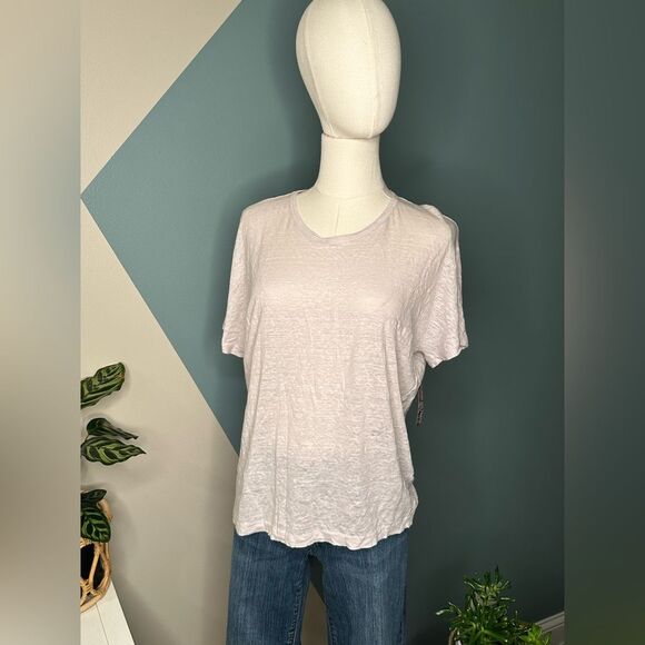 Jil Sander NWT Italian Linen Blend Tee XL – Minimalist Relaxed Fit Luxe #JSS23TS - Picture 1 of 8